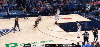 DB视讯官网单点爆破！亚历山大连续3次强攻布劳恩得手 雷霆迅速迫近比分