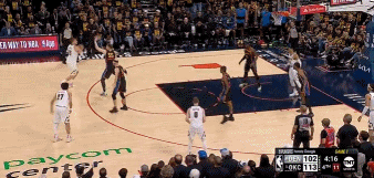 DB视讯官网😎杀手锏！穆雷变向突卡鲁索胯下回拉命中急停跳投